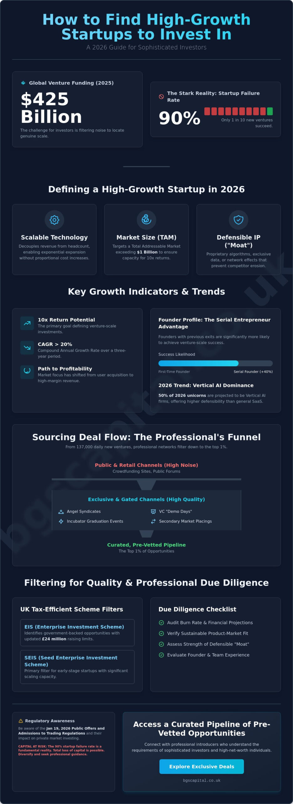 How to Find High Growth Startups to Invest In: A 2026 Guide for Sophisticated Investors