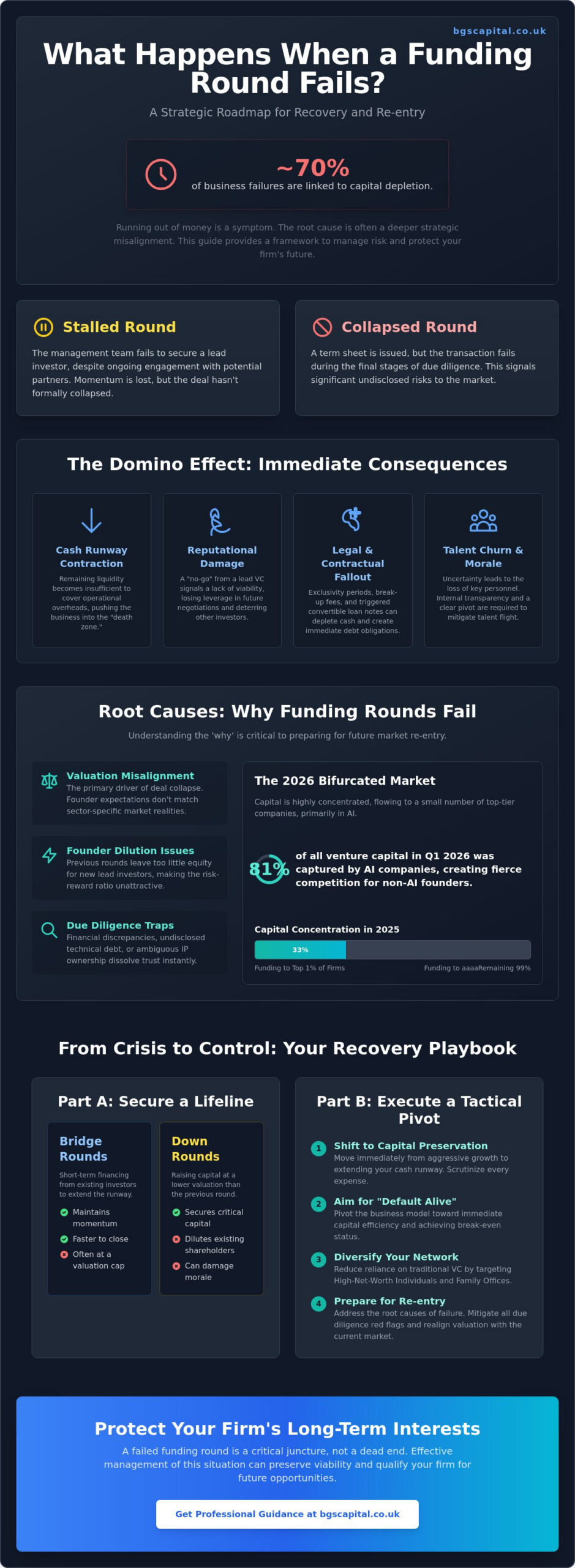 What Happens if a Funding Round Fails? A Strategic Guide for Founders